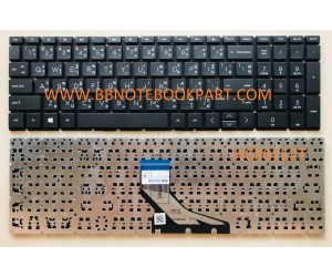 HP Compaq Keyboard คีย์บอร์ด  HP 15-DA 15-DB 15-CX 15-CS 15-DK 15-DF  15S-GU  15S-DU  ภาษาไทย อังกฤษ